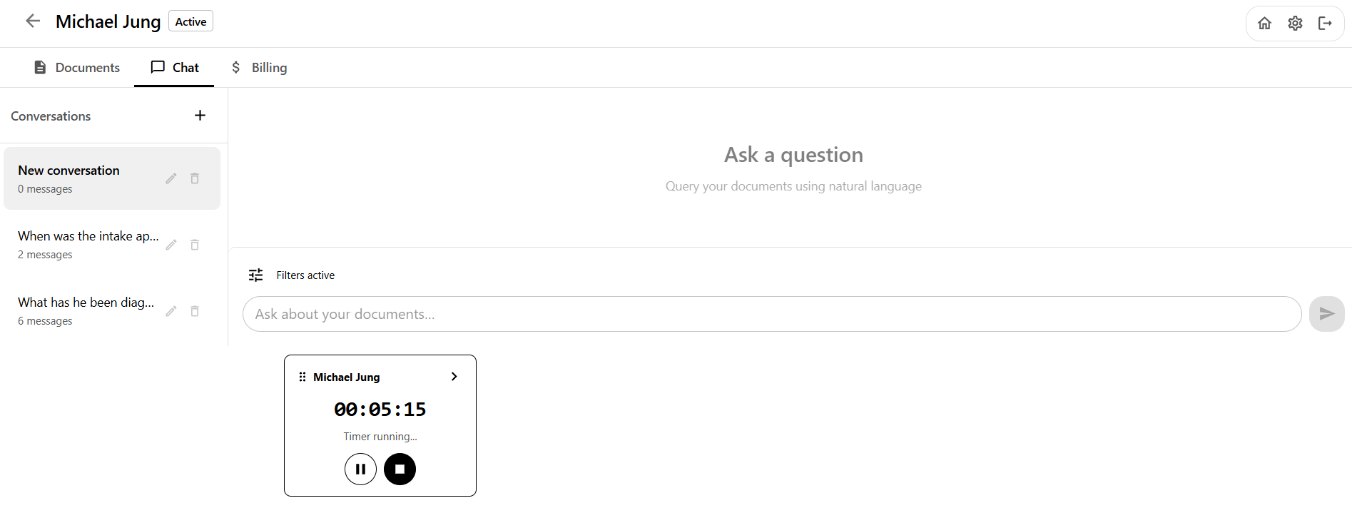 Natural language document querying
